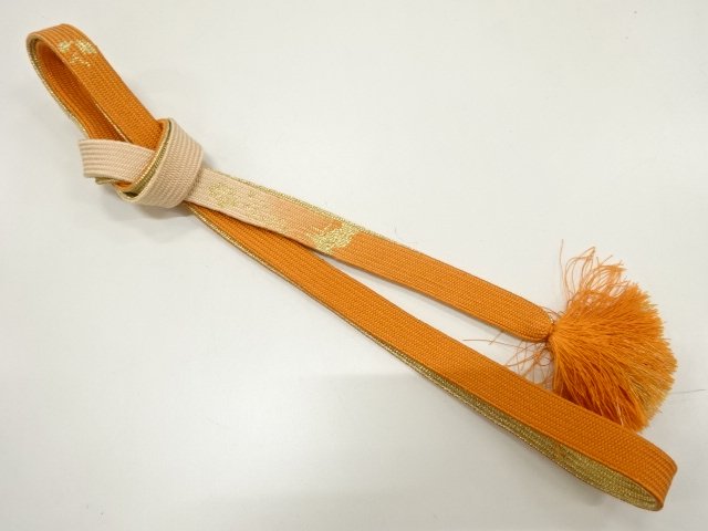 JAPANESE KIMONO / HAND-TIED OBIJIME CORD